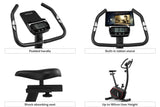 NNEKG Fortis Magnetic Flywheel Upright Exercise Bike (EXR 500)
