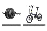 NNEKGE QiCYCLE BAFANG Rear Drive 8 Speed Foldable Smart Electric Bike