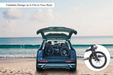 NNEKGE QiCYCLE BAFANG Rear Drive 8 Speed Foldable Smart Electric Bike