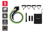 NNEKG Fortis 5 Pieces Resistance Band Set (100lbs 45kg)