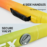 NNEMB 400x100x10cm Inflatable Air Track Mat Tumbling Gymnastics-Multi-Coloured (No Pump)
