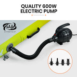 NNEMB 600W Electric Pump-for Air Track Mat-Inflatables-4 Nozzles