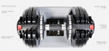 NNEMB 2 x 25kg Adjustable Weight Dumbbell Set-for Home Gym Fitness Strength Training
