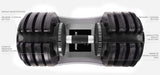 NNEMB 25kg Adjustable Weight Dumbbell Set-for Home Gym Fitness Strength Training