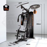 NNEMB Bench Press Pull Downs Boxing Multi Station Home Gym-M9000