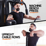 NNEMB Bench Press Pull Downs Boxing Multi Station Home Gym-M9000