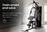 NNEMB Bench Press Preacher Cable Multi Station Home Gym-M8000