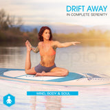 NNEMB Stand Up Paddle Board Inflatable SUP Paddleboard Kayak Board Blow Blue