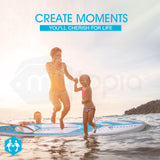 NNEMB Stand Up Paddle Board Inflatable SUP Paddleboard Kayak Board Blow Blue