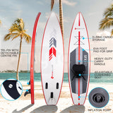 NNEMB Stand Up Paddle Board-Inflatable SUP Surf Kayak Paddleboard Race