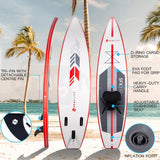 NNEMB Stand Up Paddle Board-Inflatable SUP Surf Kayak Paddleboard Race