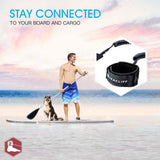 NNEMB 10ft Inflatable SUP Stand Up Paddleboard-White-Pink and Purple