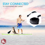 NNEMB 10ft Inflatable SUP Stand Up Paddleboard-White and Lime Green