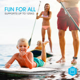 NNEMB 10ft Inflatable SUP Stand Up Paddleboard-White and Lime Green
