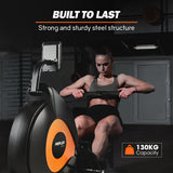 NNEMB Rowing Machine Magnetic Resistance with LCD 16 Levels