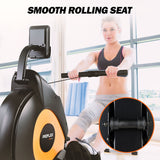 NNEMB Rowing Machine Magnetic Resistance with LCD 16 Levels