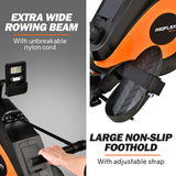 NNEMB Rowing Machine Magnetic Resistance with LCD 16 Levels