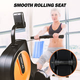 NNEMB Rowing Machine Magnetic Resistance 16 Levels with LCD