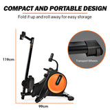 NNEMB Rowing Machine Magnetic Resistance 16 Levels with LCD
