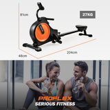 NNEMB Rowing Machine Magnetic Resistance 16 Levels with LCD