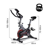 NNEMB rotate  Bike Flywheel Commercial Gym Exercise Home Fitness Red