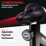 NNEMB Commercial rotate  Bike Flywheel Exercise Home Workout Gym-Red