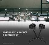 NNEMB Rolling Stand for Pair of Adjustable 25kg or 32.5kg Dumbbells-for Home Gym Fitness Training