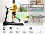 NNEMB Electric Treadmill Compact Foldable with Bluetooth Speakers-Digital Device Stand