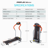 NNEMB Electric Mini Walking Treadmill Compact Fitness Machine Exercise Equipment