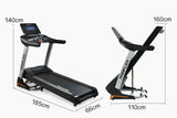 NNEMB TRX9 4CHP Electric Treadmill-Suspension System-Auto Incline-MP3 Music-Pulse Sensors & Bonus Chest Strap
