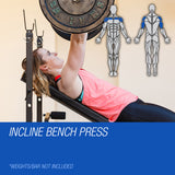 NNEMB 7 in 1 Weight Bench Multi Station Home Gym-B300