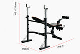 NNEMB Adjustable Incline Weight Bench for Home Gym Fitness Training