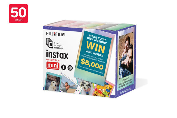 NNEKG Fujifilm Instax Mini Novelty Film 50 Pack