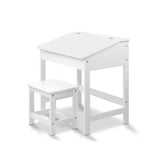 NNEDSZ Kids Table Chairs Set Children Drawing Writing Desk Storage Toys Play