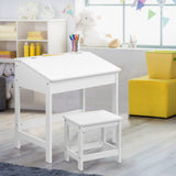 NNEDSZ Kids Table Chairs Set Children Drawing Writing Desk Storage Toys Play