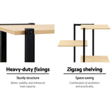 NNEDSZ 6-tier Indoor Outdoor Metal Wood Plant Stand Garden Shelf Garden Display