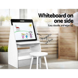 NNEDSZ Kids Bookshelfs Child Bookcases Kids Easel Whiteboard Magazine Rack Desk