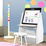 NNEDSZ Kids Bookshelfs Child Bookcases Kids Easel Whiteboard Magazine Rack Desk