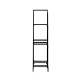 NNEDSZ Plant Stand Outdoor Indoor Metal Flower Pots Rack Corner Shelf Black