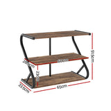 NNEDSZ Shoe Rack Storage Shelves Organiser 3 Tiers Shoe Stand Industrial Black
