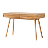 NNEDSZ Computer Desk Office Study Desks Table Drawers Storage Ash Wood Legs