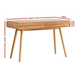NNEDSZ Computer Desk Office Study Desks Table Drawers Storage Ash Wood Legs