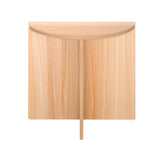 NNEDSZ Coffee Table Side End Semi-circle Tables Bedside Sofa Wooden Table