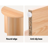 NNEDSZ Coffee Table Side End Semi-circle Tables Bedside Sofa Wooden Table