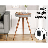 NNEDSZ Smart Coffee Table Side End Tables Wireless Charging Bluetooth Speaker