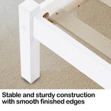NNEMB Single Wooden Pine Bed Frame Timber Kids Adults Contemporary Bedroom Furniture