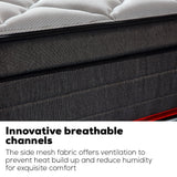 NNEMB Double Mattress 34cm Medium Firm Euro Top