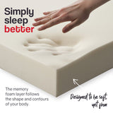 NNEMB Mattress KING Size Bed Euro Top Pocket Spring Bedding Firm Foam 34CM