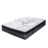 NNEMB Mattress DOUBLE Size Bed Euro Top Pocket Spring Firm Bedding Foam 34CM
