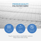 NNEMB Mattress QUEEN Bed Size Bonnell Spring Bedding Firm Foam Top 16CM